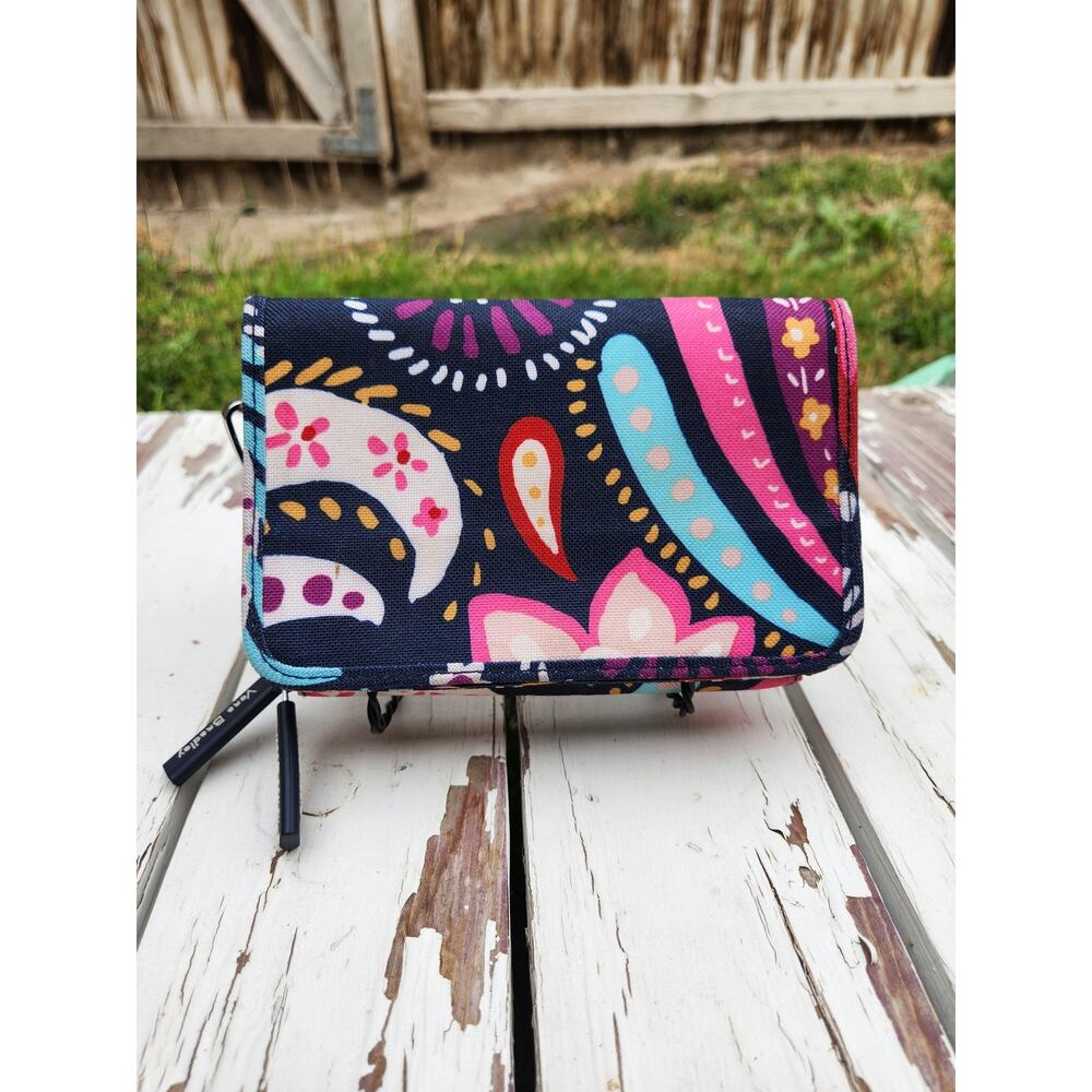 Vera Bradley Mini Square Floral Wallet/Purse